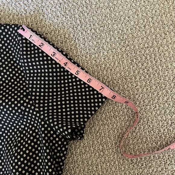 J. Crew Womens 2 Dress Black White with Gold Filigree Sparkle Size 2 Midi - Picture 10 of 13